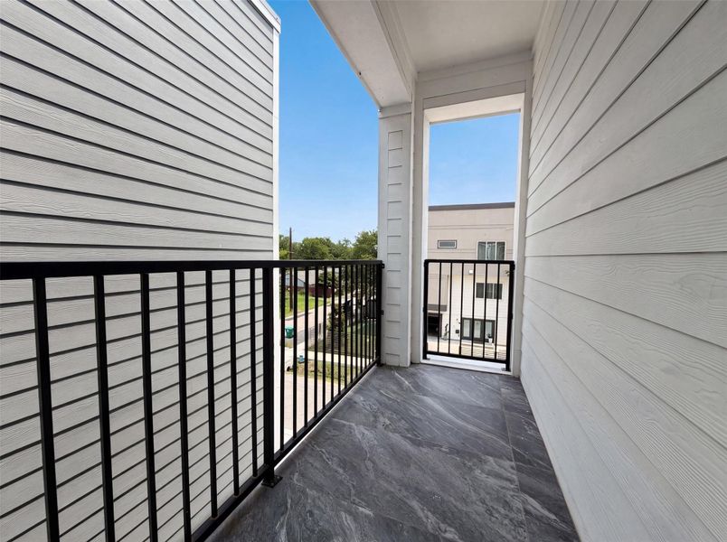 Exterior details and patio area of a home in , Houston (Image 3). Exterior details and patio area of a home in , Houston (Image 3).