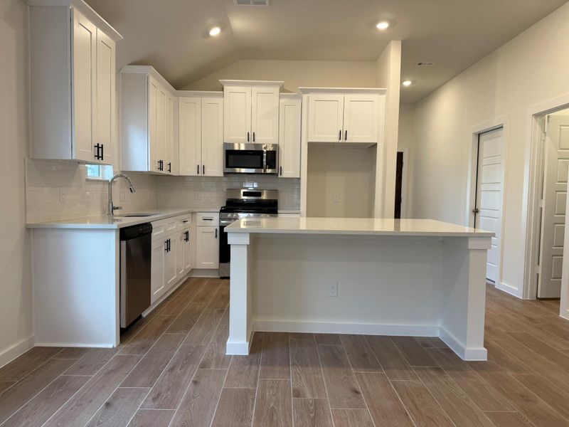 Furnished interior view inside a new home in , Iowa Colony (Image 4). Furnished interior view inside a new home in , Iowa Colony (Image 4).