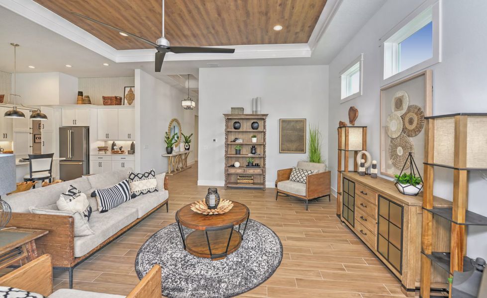 Furnished interior view inside a new home in Plantation Bay, Ormond Beach (Image 5).