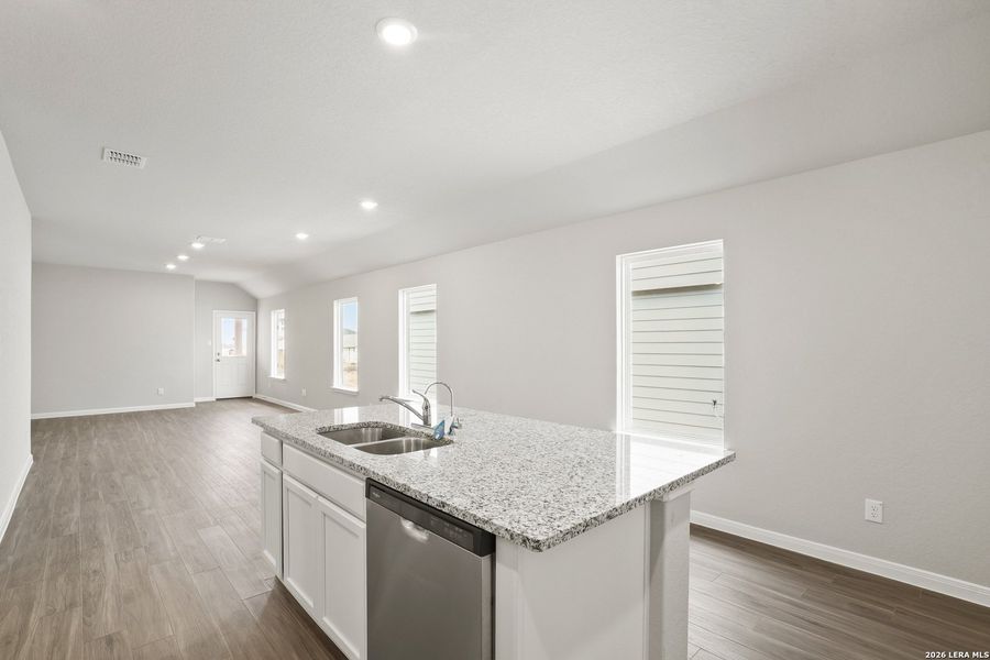 Furnished interior view inside a new home in Hickory Ridge, Elmendorf (Image 8).