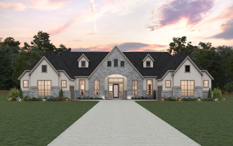 Representative exterior photo of a completed home built from the Garet by Chesmar Homes in Feathergrass, Florence, TX (Image 1).