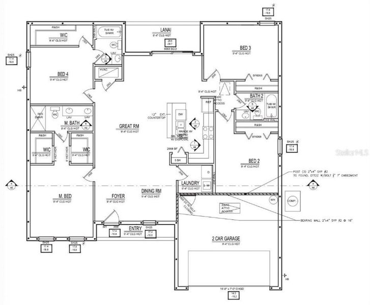 2D floor plan layout of this home in , North Port, FL (Image 6).
