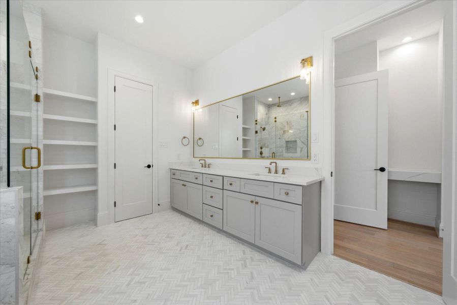 Furnished interior view inside a new home in , Houston (Image 19).