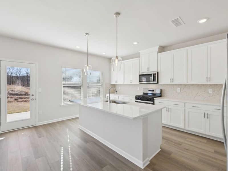 Furnished interior view inside a new home in Preserve at Mountain Creek, Pendergrass (Image 7).
