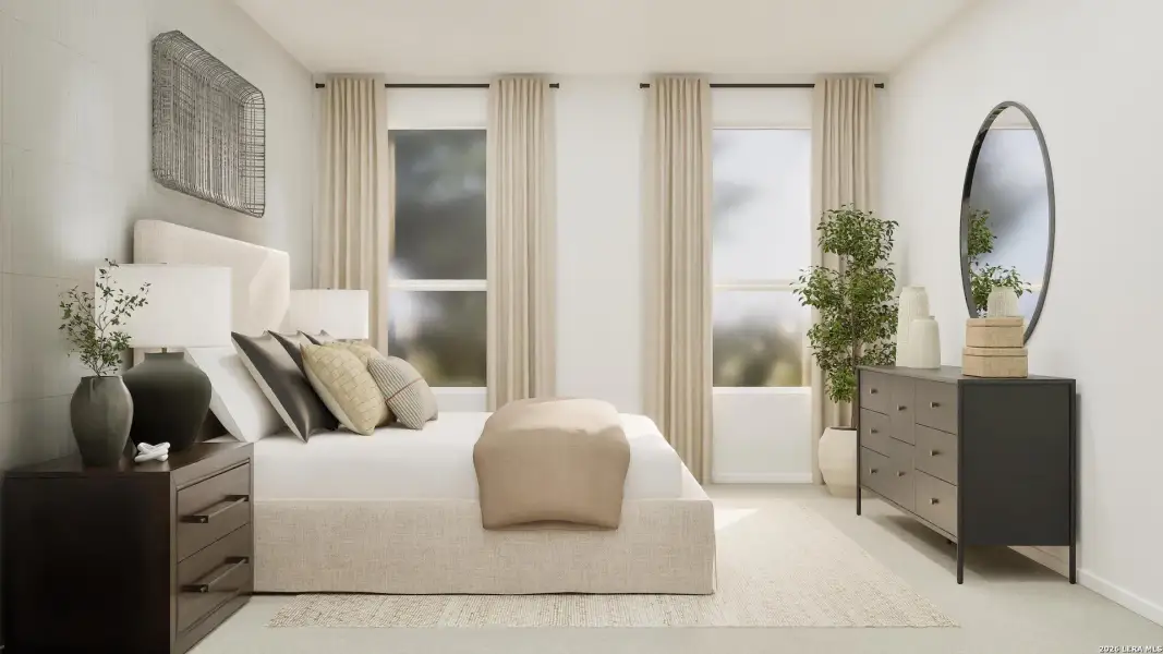 Furnished interior view inside a new home in Grace Valley, Cibolo (Image 9).