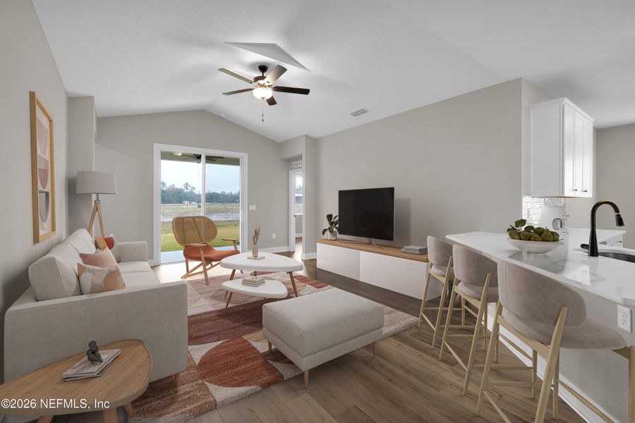 Furnished interior view inside a new home in Jennings Farm, Middleburg (Image 11).