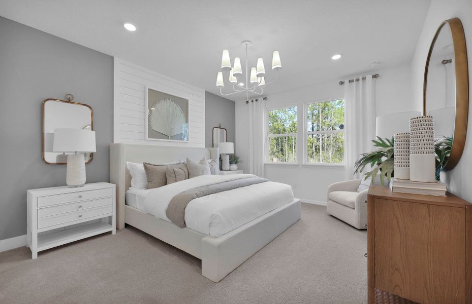 Representative furnished interior of a home built from the Highgate by Pulte Homes in Seminole Palms, Palm Coast (Image 29).