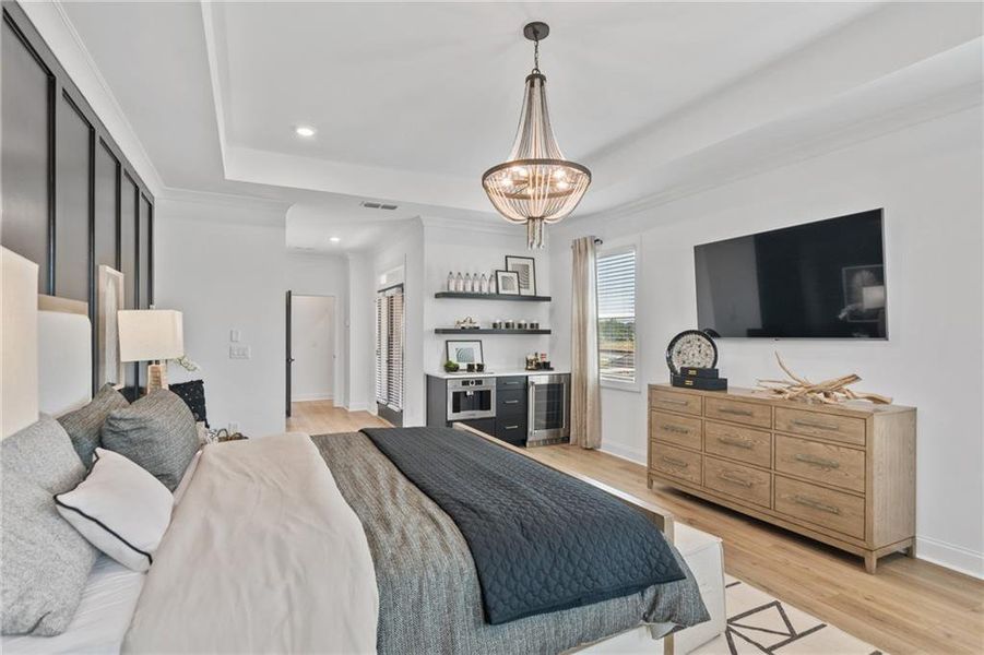 Furnished interior view inside a new home in Waterhaven, Cumming (Image 24).