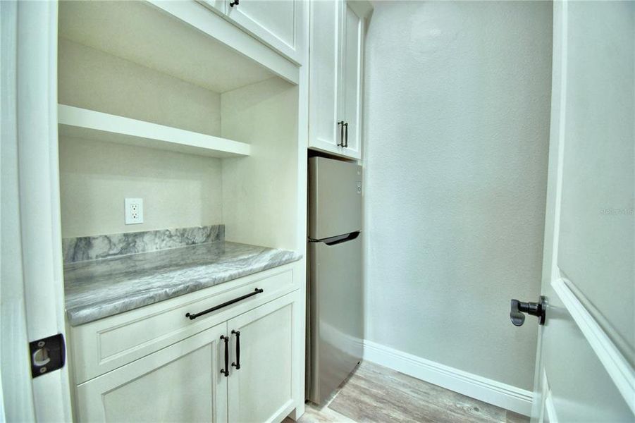 Pantry - With Coffee Bar area and 2nd Refrigerator