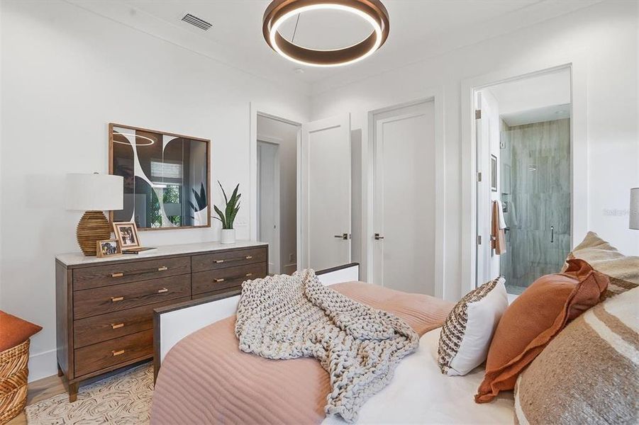 Furnished interior view inside a new home in , Sarasota (Image 31).