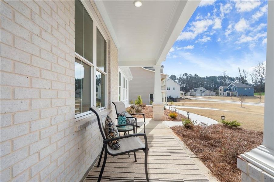 Exterior details and patio area of a home in , Canton (Image 28).