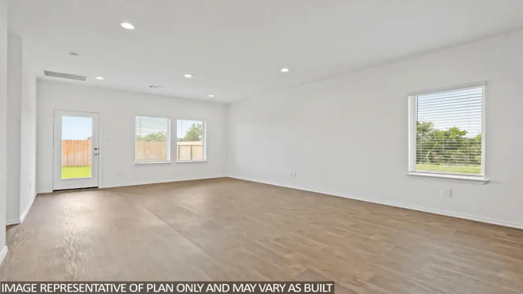 Representative unfurnished interior of a home built from the Kendall by D.R. Horton in Madeley Creek Preserve, Conroe (Image 13). Representative unfurnished interior of a home built from the Kendall by D.R. Horton in Madeley Creek Preserve, Conroe (Image 13).