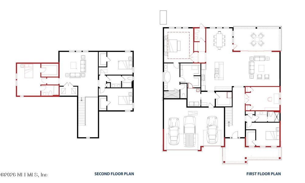 2D floor plan layout of this home in , St. Augustine, FL (Image 3). 2D floor plan layout of this home in , St. Augustine, FL (Image 3).