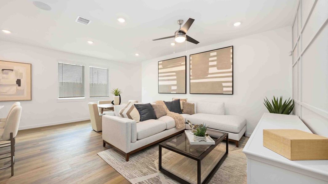 Furnished interior view inside a new home in Pinehaven, Houston (Image 3).