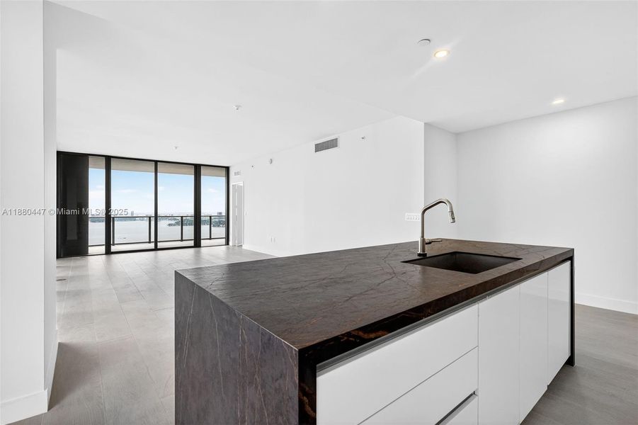 Furnished interior view inside a new home in , Miami (Image 22).