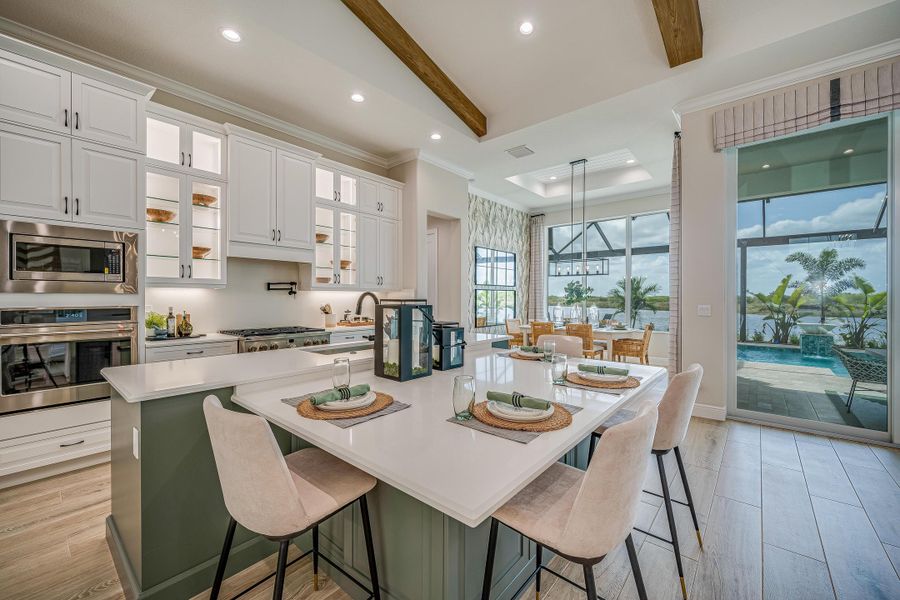 2D floor plan layout for the Willow Signature by GHO Homes in Belterra, Port St. Lucie, FL (Image 59).