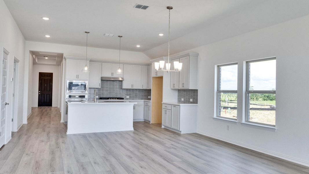 Furnished interior view inside a new home in Carillon, Manor (Image 5). Furnished interior view inside a new home in Carillon, Manor (Image 5).