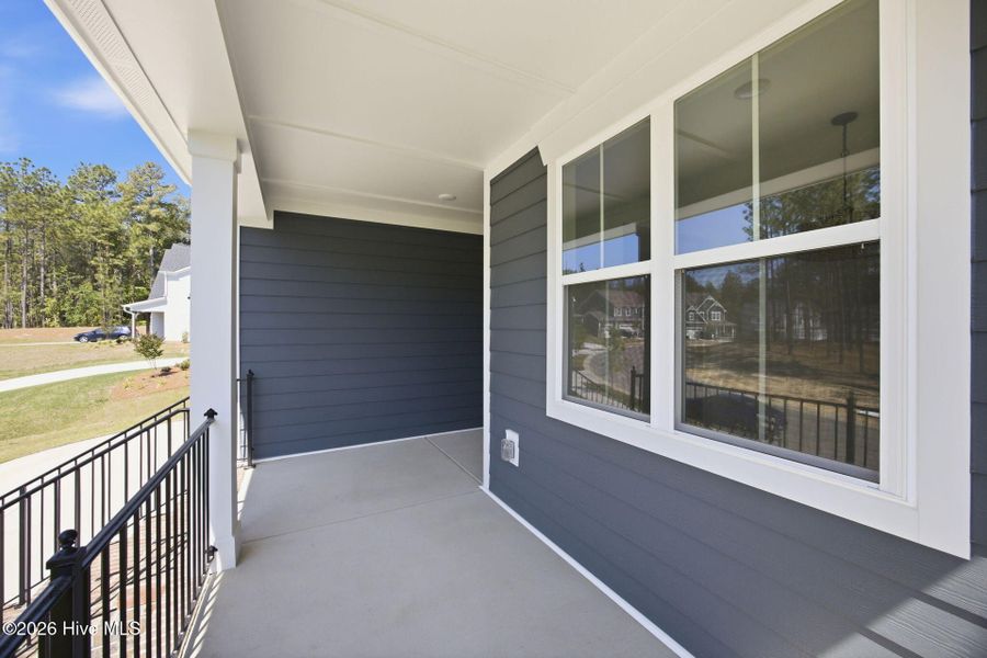 Exterior details and patio area of a home in Legacy Lakes, Aberdeen (Image 19).
