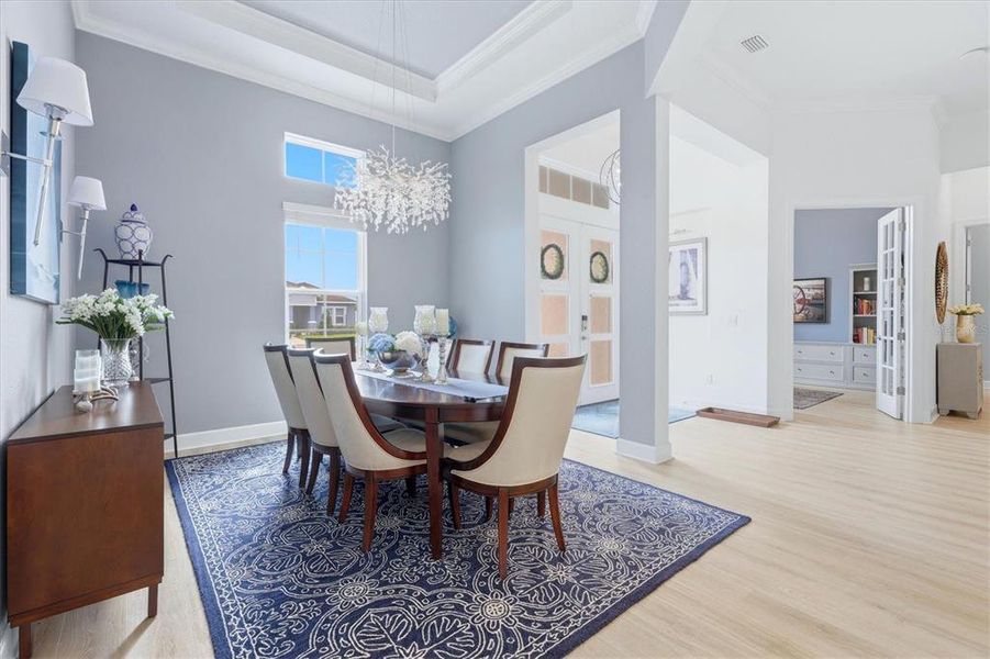 Furnished interior view inside a new home in , Sarasota (Image 16).