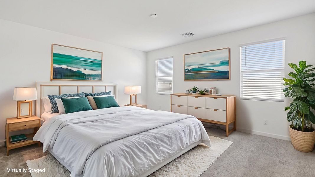 Furnished interior view inside a new home in Desert Moon Estates, Buckeye (Image 7).