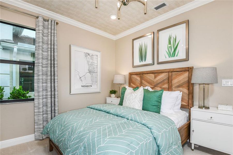 Furnished interior view inside a new home in Cresswind Lakewood Ranch, Lakewood Ranch (Image 29). Furnished interior view inside a new home in Cresswind Lakewood Ranch, Lakewood Ranch (Image 29).