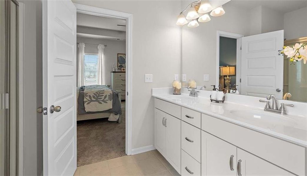 Furnished interior view inside a new home in Sanders Park, Austell (Image 6).