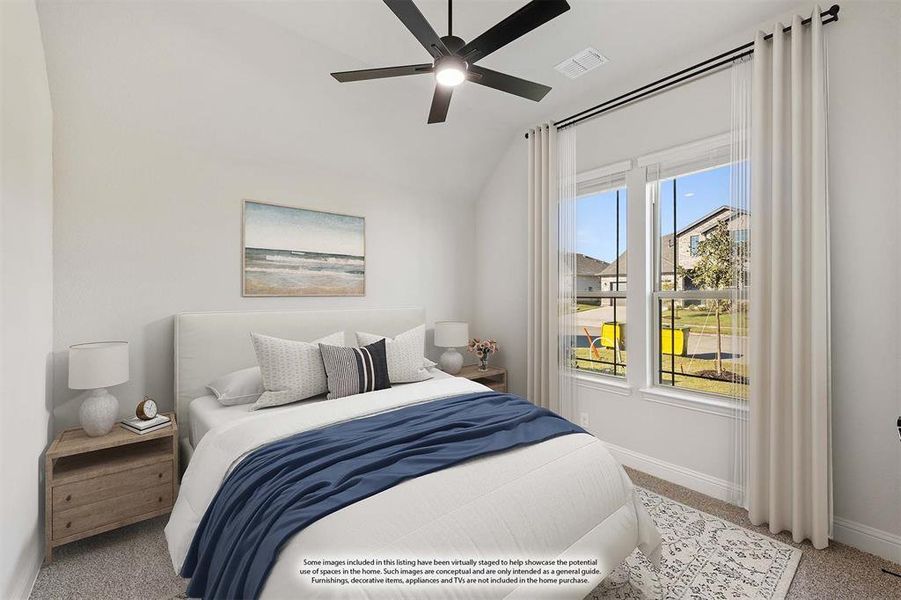 Furnished interior view inside a new home in Godley Ranch Classic, Godley (Image 10).