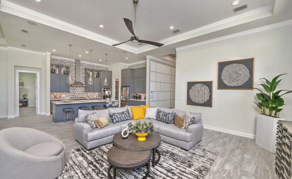 Furnished interior view inside a new home in Seven Pines, Jacksonville (Image 11).