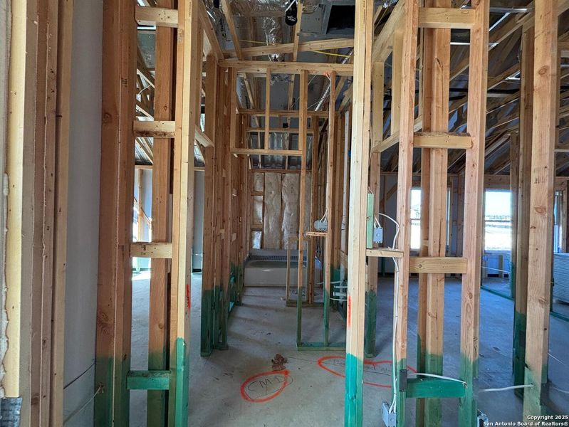 In-progress construction of a new home in Saddlebrook Ranch, Schertz, TX (Image 29).