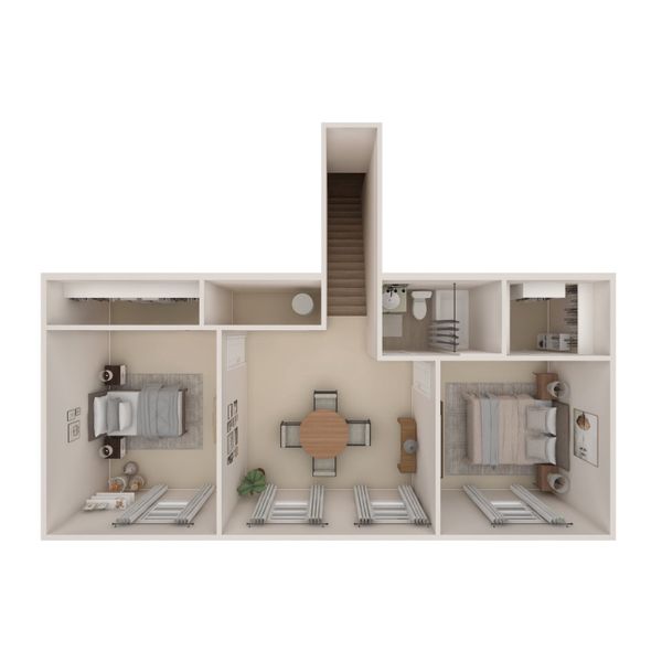 2D floor plan layout for the Sweet Pea by K. Hovnanian® Homes in The Hills of Town Creek, Montgomery, TX (Image 12). 2D floor plan layout for the Sweet Pea by K. Hovnanian® Homes in The Hills of Town Creek, Montgomery, TX (Image 12).