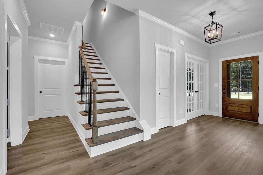 Spacious, unfurnished interior of a new home in , Monroe (Image 30). Spacious, unfurnished interior of a new home in , Monroe (Image 30).