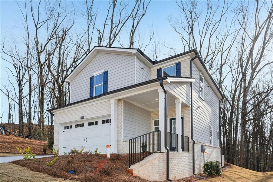 Exterior details and patio area of a home in Hemingway - Reserve Series, Cumming (Image 3). Exterior details and patio area of a home in Hemingway - Reserve Series, Cumming (Image 3).