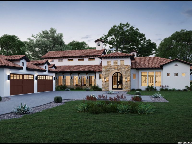 Front exterior of a new home in , San Antonio, TX, highlighting curb appeal (Image 6). Front exterior of a new home in , San Antonio, TX, highlighting curb appeal (Image 6).
