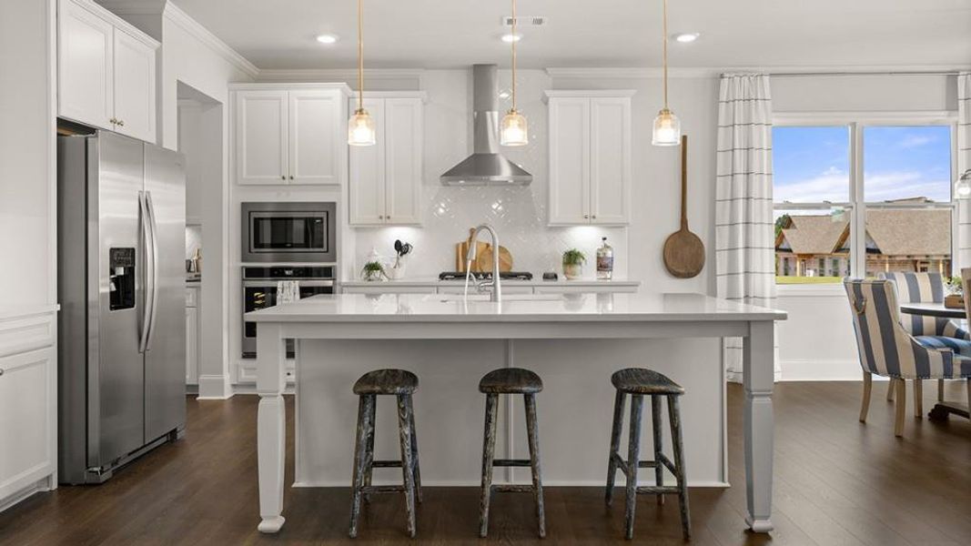 Furnished interior view inside a new home in Thalley Creek Estates, Cumming (Image 21).