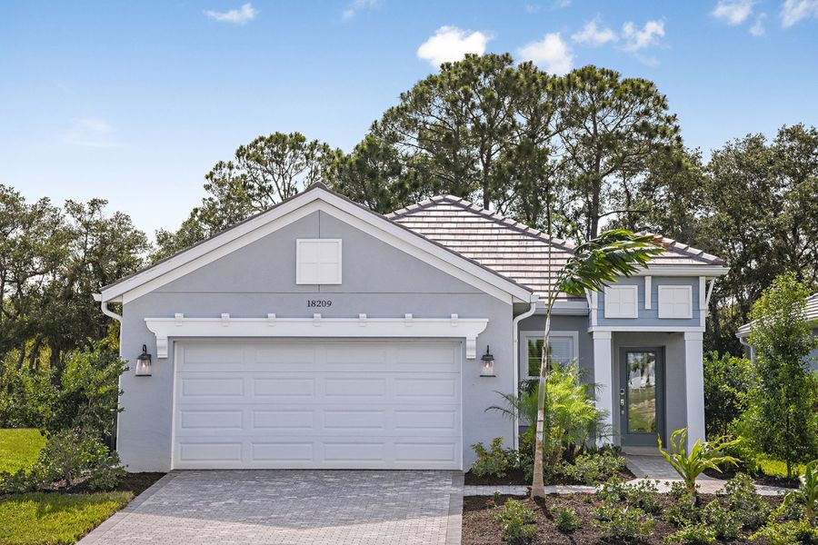 Representative exterior photo of a completed home built from the Patriot by Neal Communities in Boca Royale Golf & Country Club at Wellen Park, Englewood, FL (Image 2).