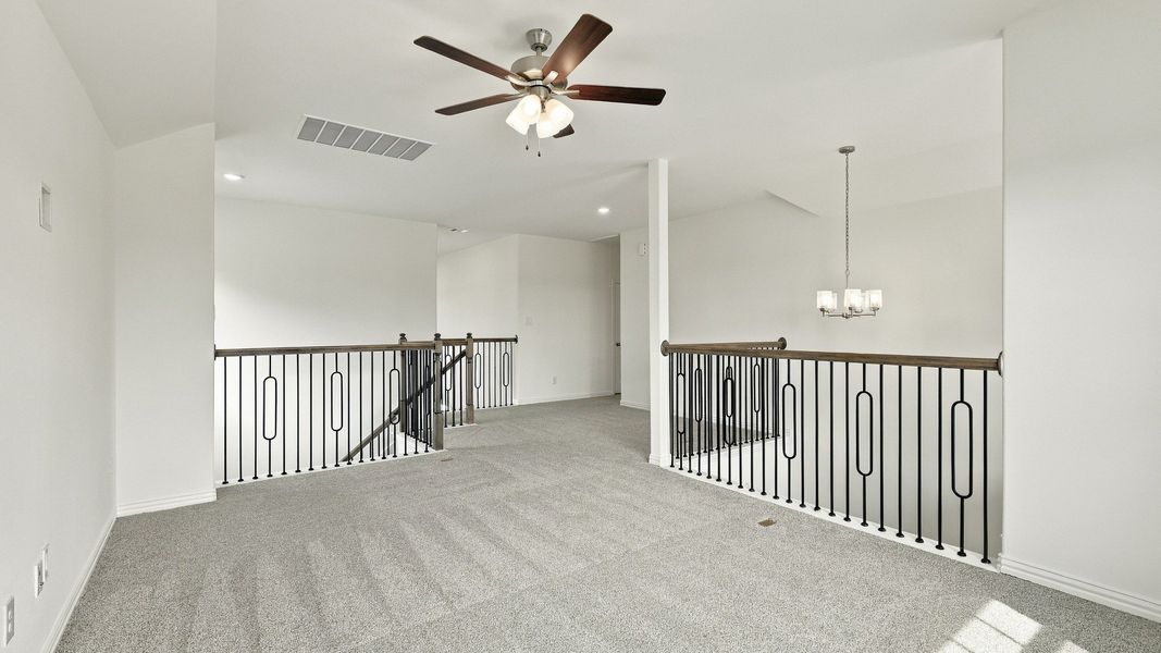 Furnished interior view inside a new home in Wildflower Ranch, Fort Worth (Image 31).