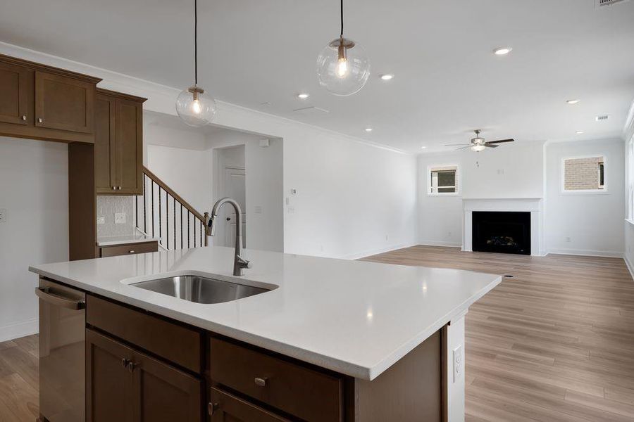Furnished interior view inside a new home in Auburn Glen, Dacula (Image 8).