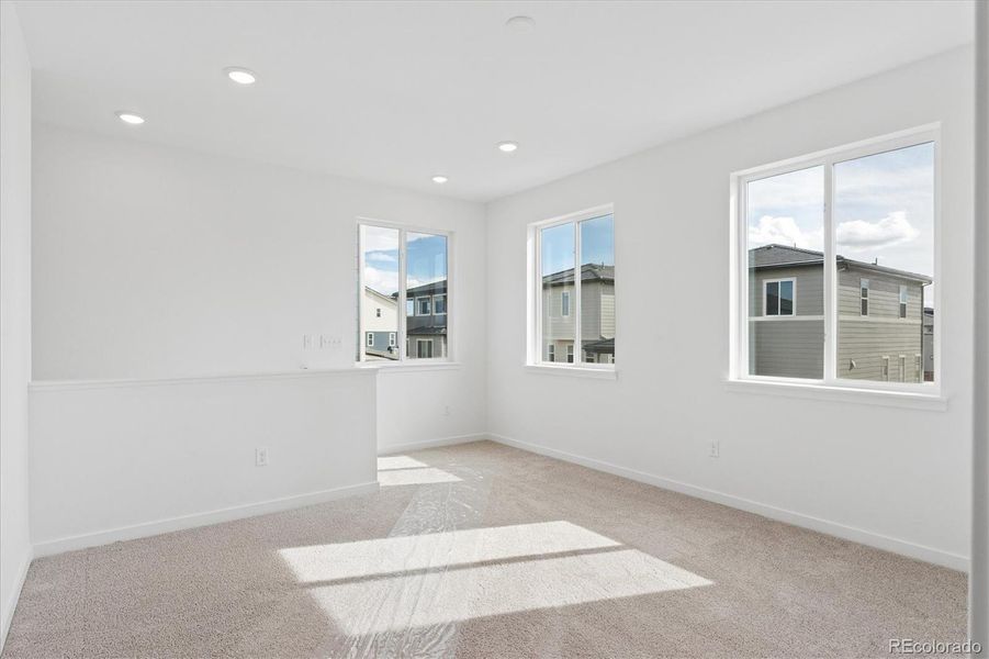 Spacious, unfurnished interior of a new home in The Summit at Meridian, Englewood (Image 15). Spacious, unfurnished interior of a new home in The Summit at Meridian, Englewood (Image 15).