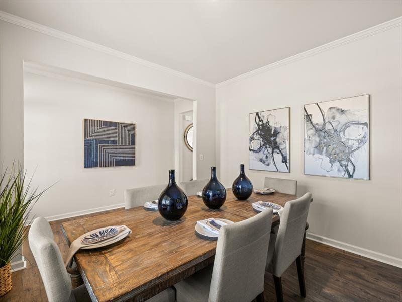 Furnished interior view inside a new home in Thompson Ridge, Dallas (Image 30).