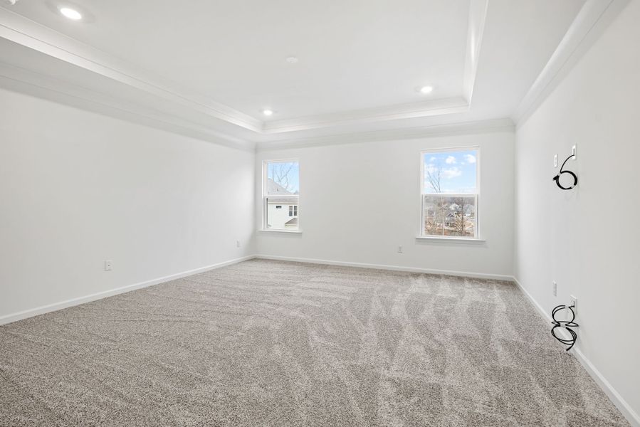 Spacious, unfurnished interior of a new home in Bryton, Huntersville (Image 45).