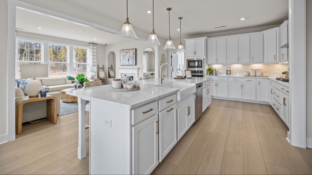 The Stonefield Plan by DRB Homes in McBride Indian Trail, NC - Kitchen