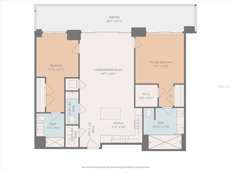 2D floor plan layout of this home in , St. Petersburg, FL (Image 6).