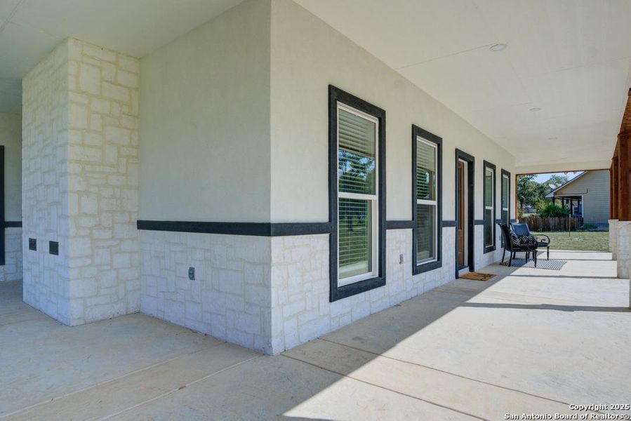 Exterior details and patio area of a home in , Natalia (Image 3). Exterior details and patio area of a home in , Natalia (Image 3).
