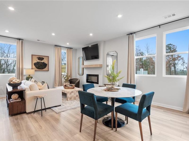 Furnished interior view inside a new home in Stegall Village, Emerson (Image 11).