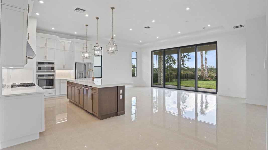 Furnished interior view inside a new home in L'Ambiance at Avenir, Palm Beach Gardens (Image 11). Furnished interior view inside a new home in L'Ambiance at Avenir, Palm Beach Gardens (Image 11).