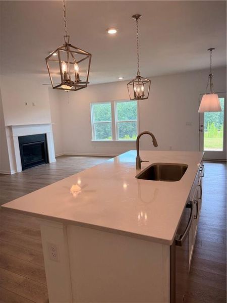 Close-up of interior finishes inside a home in Creekside, Dawsonville (Image 20).