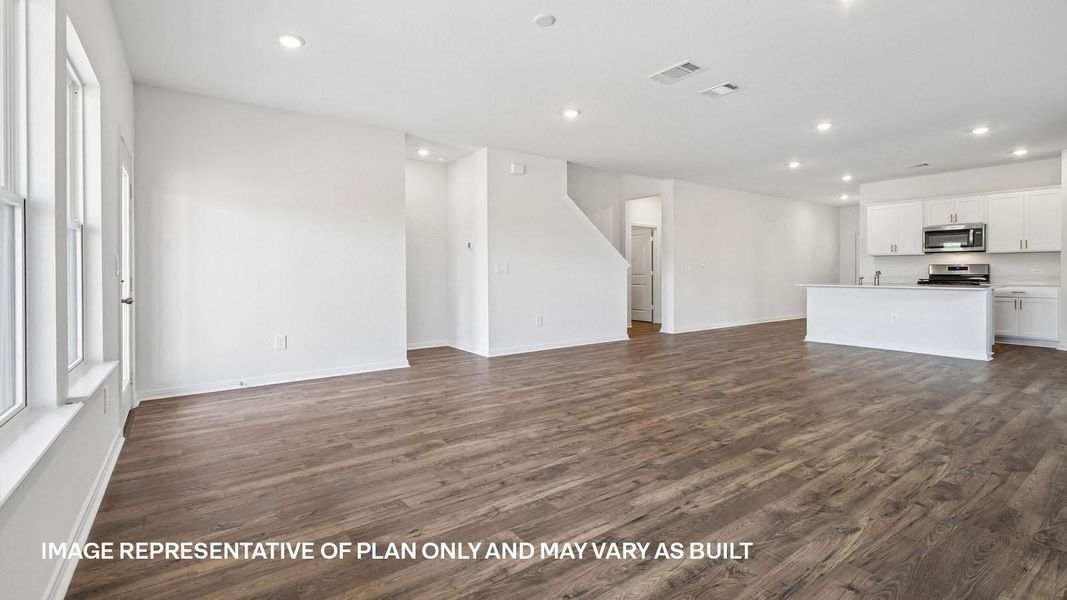 Spacious, unfurnished interior of a new home in Prairie Lakes, Buda (Image 20).