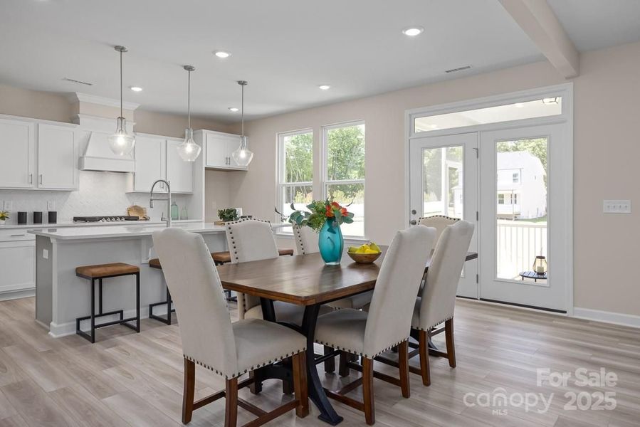 Furnished interior view inside a new home in Enclave at Belmont, Belmont (Image 7).