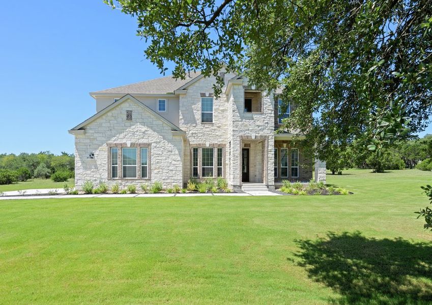 The San Gabriel is a two-story home. The San Gabriel is a two-story home.