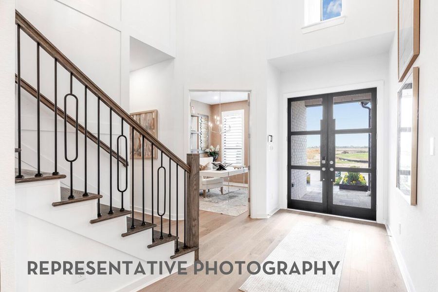 Furnished interior view inside a new home in Santa Rita Ranch, Liberty Hill (Image 5).